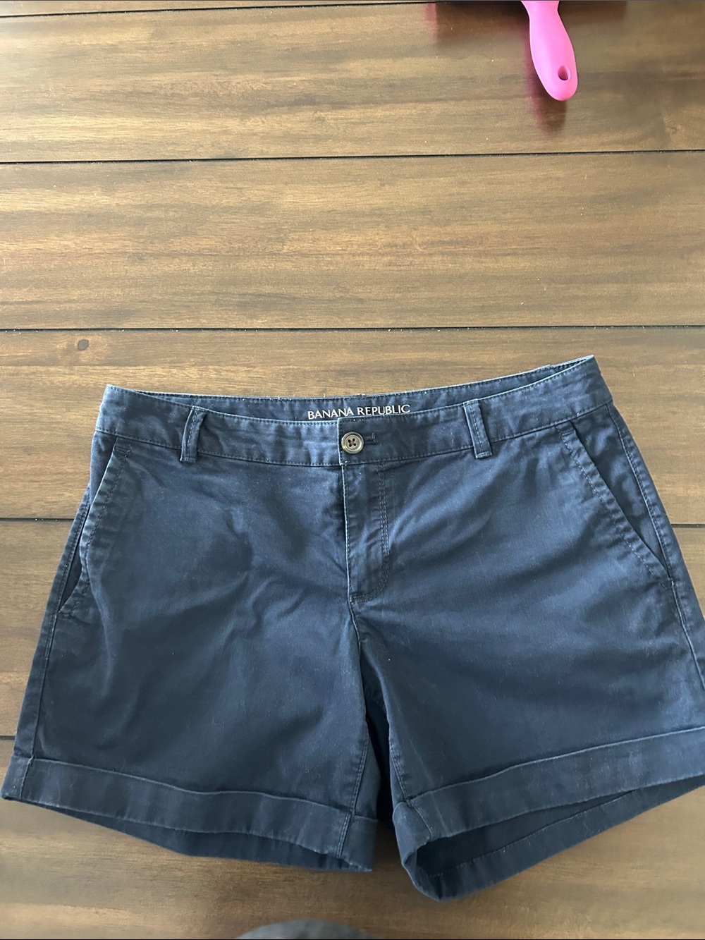 Banana Republic Navy Chino Bermuda Shorts
